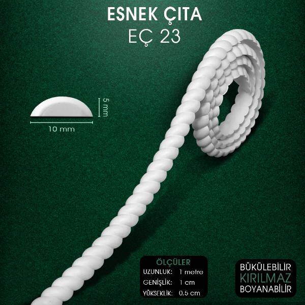 Esnek Çıta EÇ 23 (1X0,5 cm) Esnek Mobilya Çıtası (1 Metre) - 1