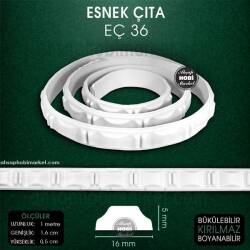 Esnek Çıta EÇ 36 (1,6X0,5 cm) Esnek Mobilya Çıtası (1 Metre) - Tual Hobi Craft İst