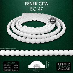 Esnek Çıta EÇ 47 (12X6 mm) Esnek Boncuk Çıta Orta (1 Metre) - Tual Hobi Craft İst (1)
