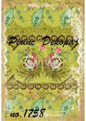 Etnik Desenli Pirinç Dekopaj Model : 1758 - Line Art