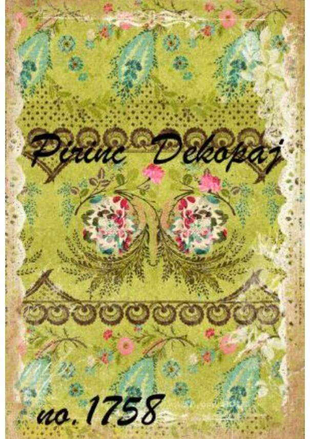 Etnik Desenli Pirinç Dekopaj Model : 1758 - 1