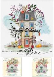 Ev Desenli Pirinç Dekopaj Model : 4881 - Line Art