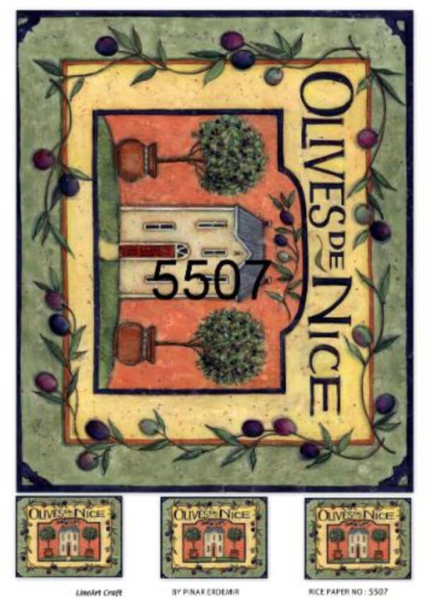 Ev Desenli Pirinç Dekopaj Model : 5507 - 1