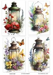 Fener ve Kelebek Desenli Pirinç Dekopaj Model : 6101 - Line Art