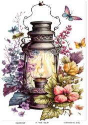 Fener ve Kelebek Desenli Pirinç Dekopaj Model : 6102 - Line Art