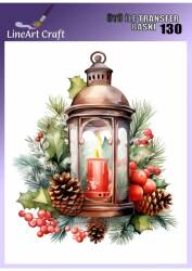 Fenerli Desenli Kumaş Transfer Kağıdı LNT-K130 (20x20 cm) - Line Art