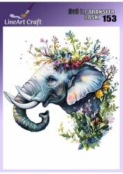 Fil Desenli Kumaş Transfer Kağıdı LNT-K153 (20x20 cm) - Line Art