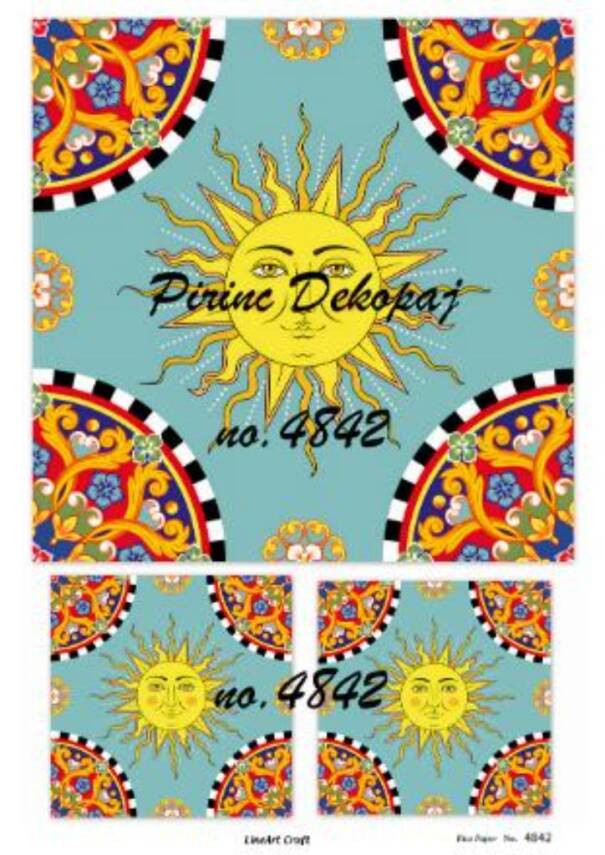 Fincan Desenli Pirinç Dekopaj Model : 4882 - 1