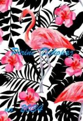 Flamingo Desenli Pirinç Dekopaj Model : 2034 - Line Art