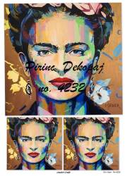 Frida Kahlo Figürlü Pirinç Dekopaj Model : 4232 - Line Art