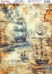 Gemi Desenli Pirinç Dekopaj Model : PT 1934 - Tual Hobi Craft İst