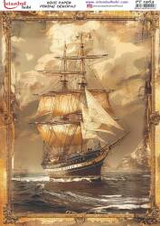 Gemi Desenli Pirinç Dekopaj Model : PT 1963 - Tual Hobi Craft İst