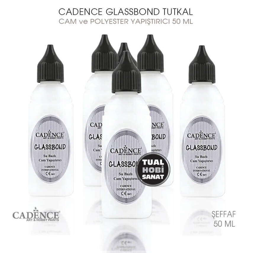 Glass Bond Cam, Metal, Polyester Yapıştırma Tutkalı 50 ml - 1