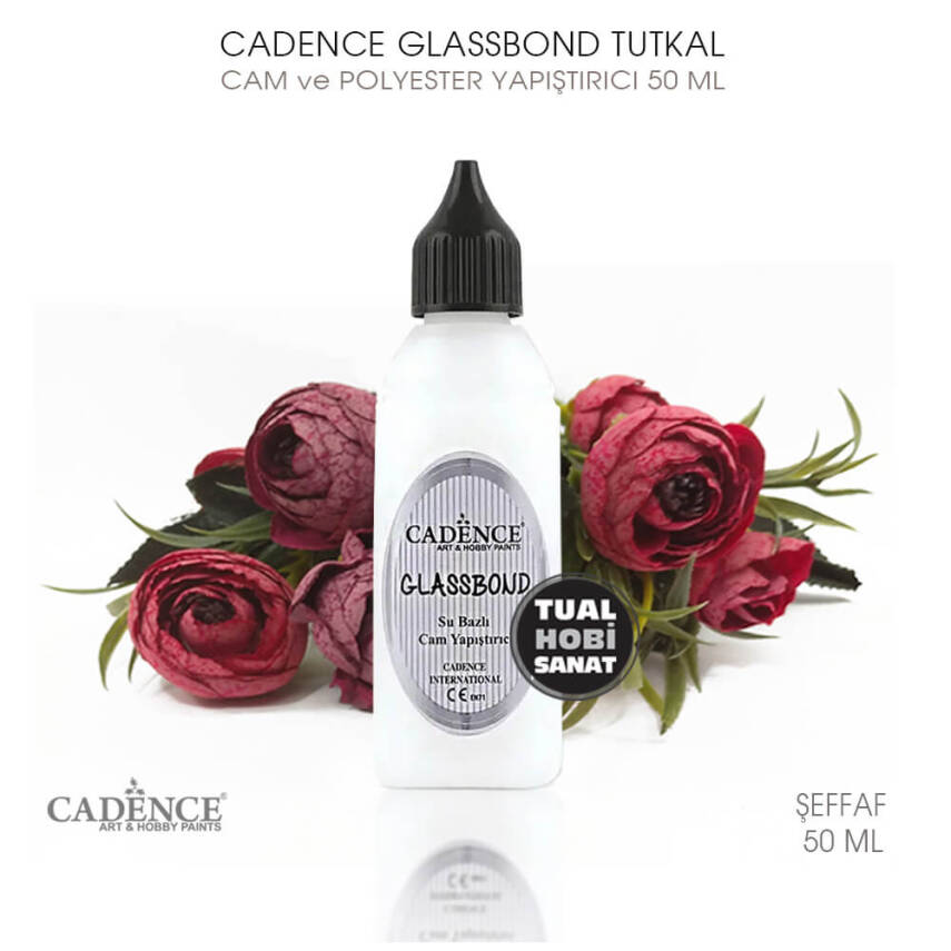 Glass Bond Cam, Metal, Polyester Yapıştırma Tutkalı 50 ml - 2