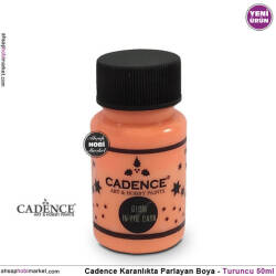 Glow in the Dark Turuncu Fosforlu Boya 50ml - Cadence
