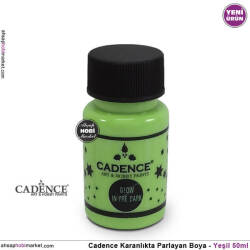 Glow in the Dark Yeşil Fosforlu Boya 50ml - Cadence