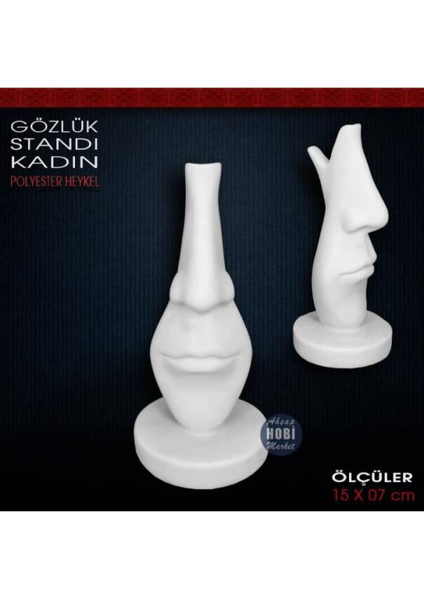 Gözlük Tutucu Modern Kadın (15x7 cm) Ham Polyester - 2