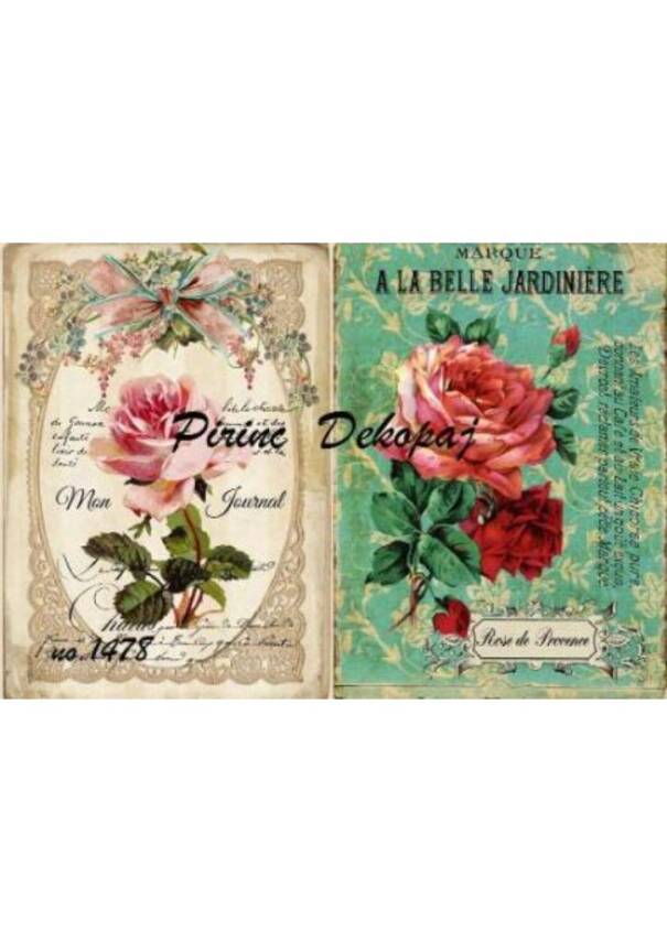 Gül Desenli Pirinç Dekopaj Model : 1478 - 1