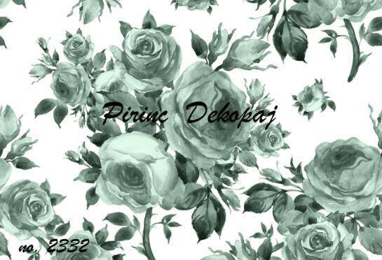 Gül Desenli Pirinç Dekopaj Model : 2332 - 1