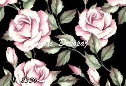 Gül Desenli Pirinç Dekopaj Model : 2336 - Line Art