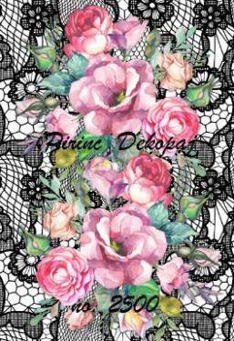 Gül Desenli Pirinç Dekopaj Model : 2500 - 1