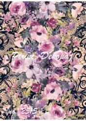 Gül Desenli Pirinç Dekopaj Model : 2515 - Line Art