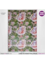 Gül Desenli Pirinç Dekopaj Model : 3010 - Line Art