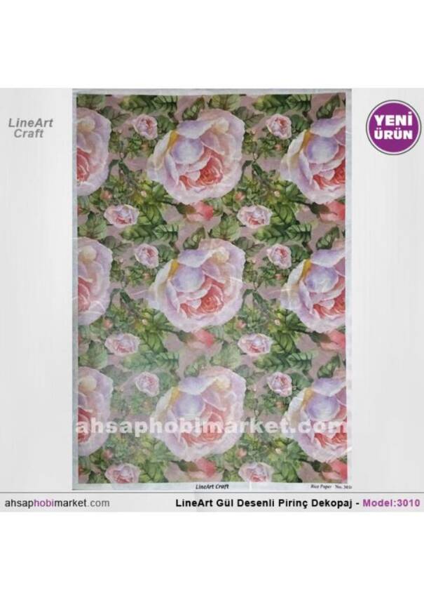 Gül Desenli Pirinç Dekopaj Model : 3010 - 1