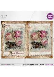 Gül Desenli Pirinç Dekopaj Model : 3055 - Line Art