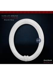 Güllü Kibar Çerçeve Büyük Boy (29X24cm) Ham Polyester - Tual Hobi Sanat