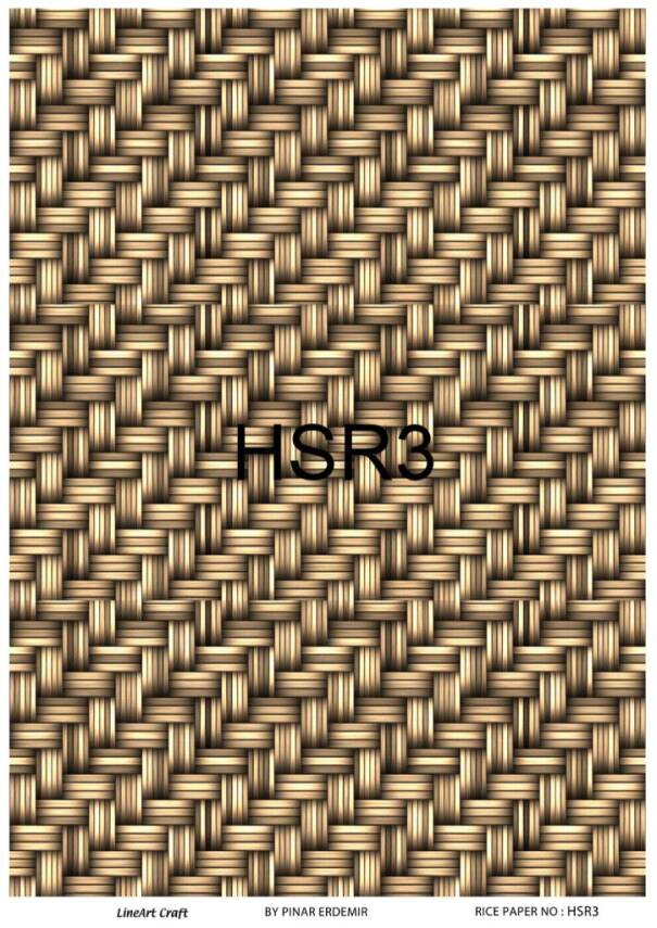 Hasır Desenli Pirinç Dekopaj Model: HSR03 - 1