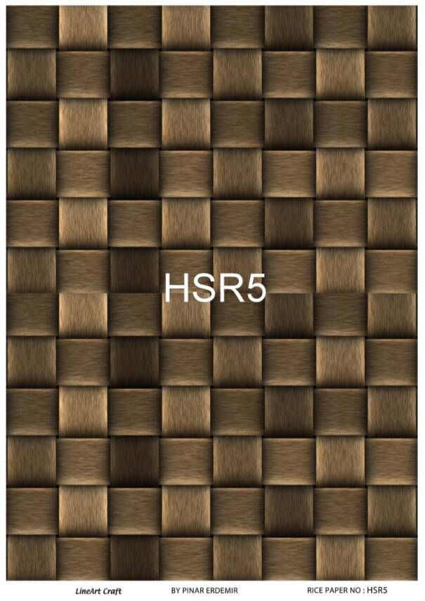 Hasır Desenli Pirinç Dekopaj Model: HSR05 - 1