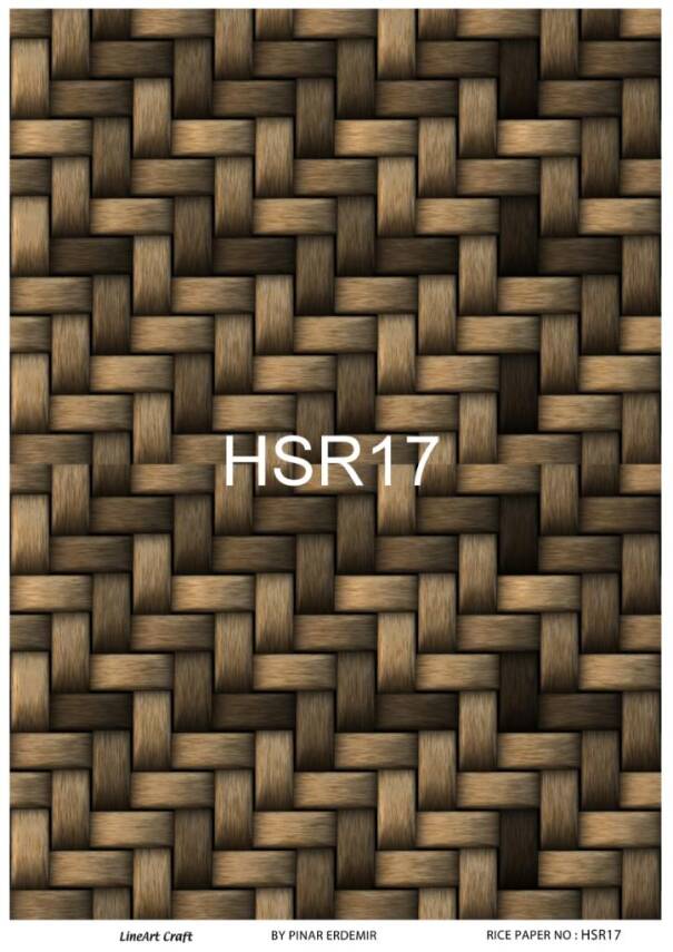 Hasır Desenli Pirinç Dekopaj Model: HSR17 - 1