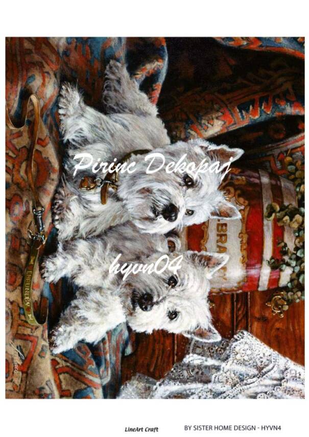 Hayvan Temalı Pirinç Dekopaj Model : HYVN04 - 1