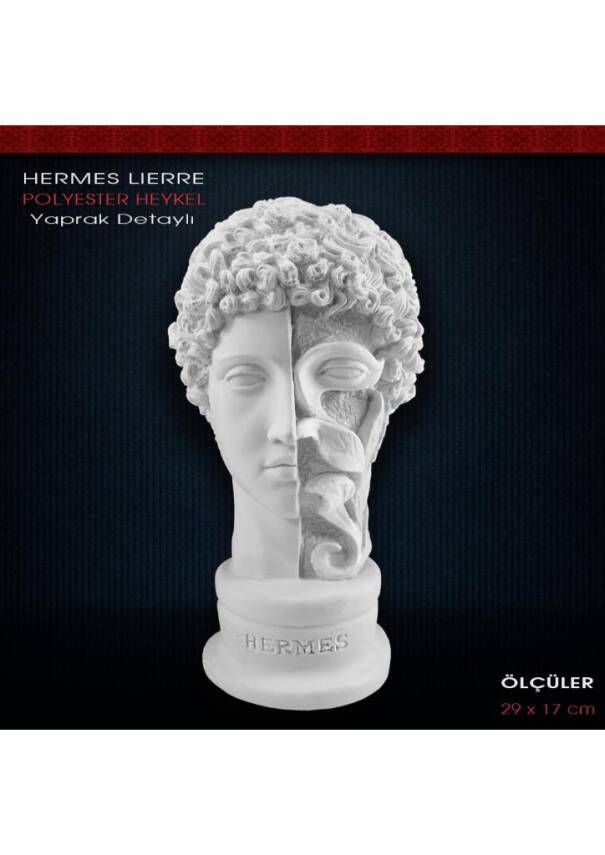 Hermes Lierre Heykel Yapraklı Model (29x17cm) Ham Polyester - 1