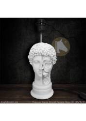 Hermes Yaprak Desenli Abajur Altı (40x18 cm) Polyester - Tual Hobi Sanat (1)