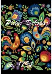 Horoz Desenli Pirinç Dekopaj Model : 1794 - Line Art