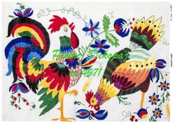 Horoz Desenli Pirinç Dekopaj Model : 4071 - Line Art
