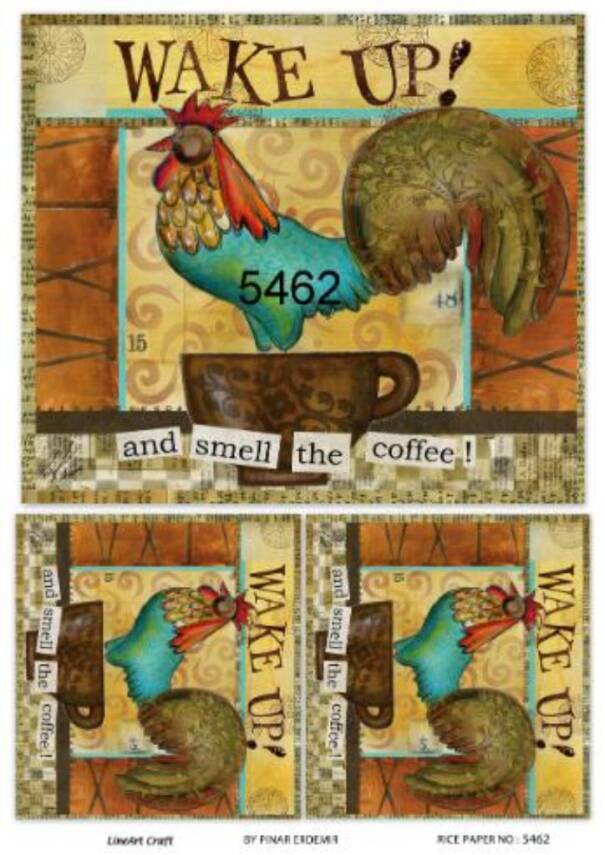 Horoz Desenli Pirinç Dekopaj Model : 5462 - 1