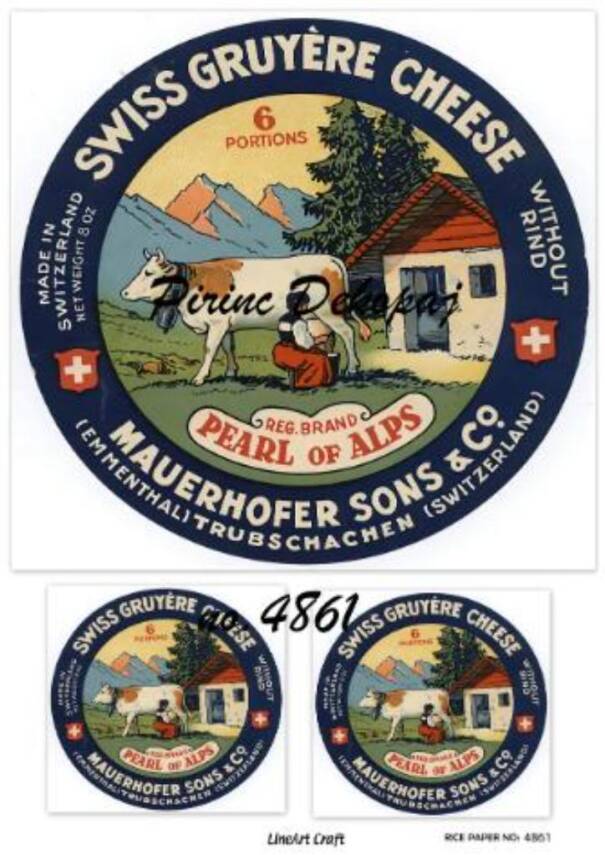 İnek Desenli Pirinç Dekopaj Model : 4861 - 1