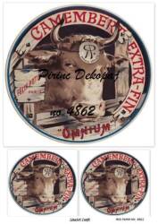 İnek Desenli Pirinç Dekopaj Model : 4862 - Line Art