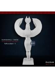 İsis Heykel Biblo Ayakta Model 1 (34x18cm) Ham Polyester - Tual Hobi Sanat (1)