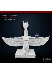 İsis Heykel Biblo Oturan Kısa Model 3 (21x33cm) - Tual Hobi Sanat