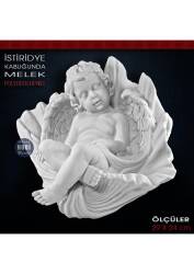 İstiridye Kabuğunda Uyuyan Melek (29x24 cm) Ham Polyester - Tual Hobi Sanat