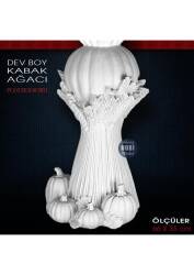 Kabak Ağacı Heykeli Dev Boy (66x35 cm) Ham Polyester - 3