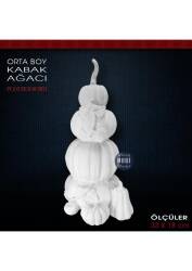 Kabak Ağacı Heykeli Orta Boy (33x18 cm) Ham Polyester - Tual Hobi Sanat (1)