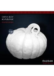 Kabak Biblo Heykel Orta Boy (19x16 cm) Ham Polyester - Tual Hobi Sanat
