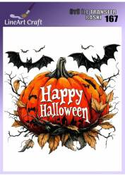 Kabak Desenli Kumaş Transfer Kağıdı LNT-K167 (20x20 cm) - Line Art