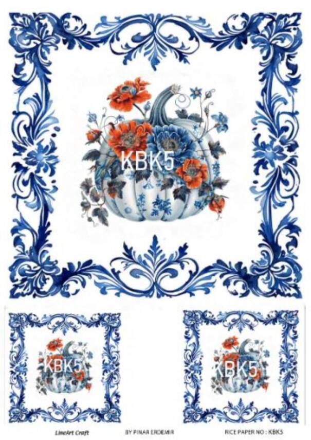 Kabak Desenli Pirinç Dekopaj Model : KBK05 - 1