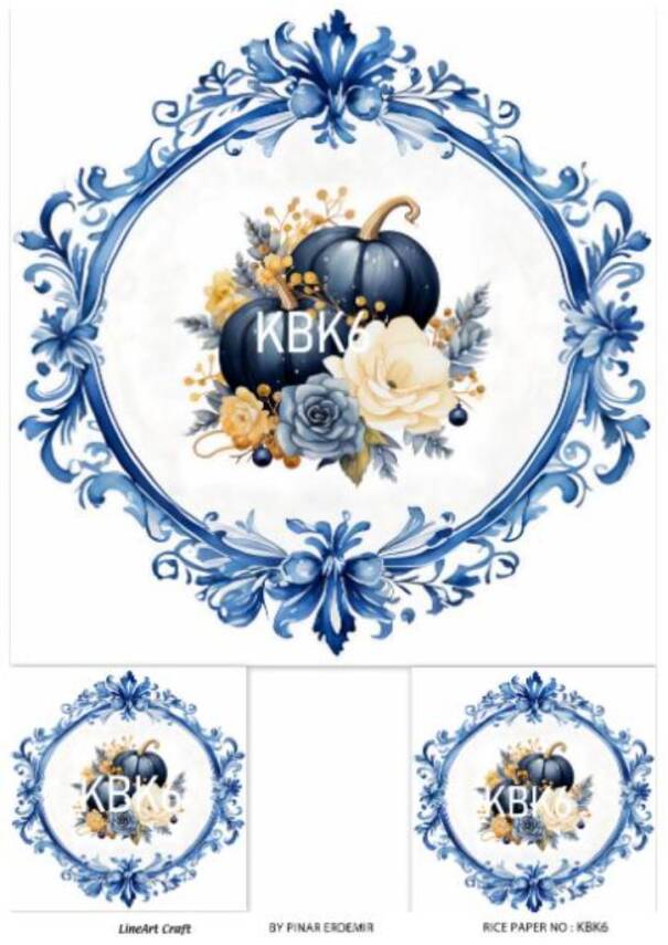 Kabak Desenli Pirinç Dekopaj Model : KBK06 - 1